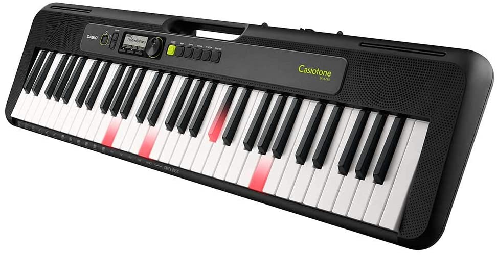 Casio LK-S250 61 Key Portable Keyboard with Lighting Keys to Learn (P