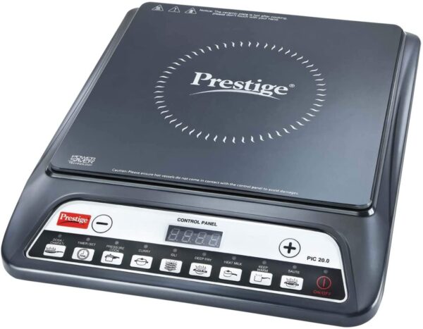 Prestige PIC 20 1200 Watt Induction Cooktop with Push button (Black) (P)