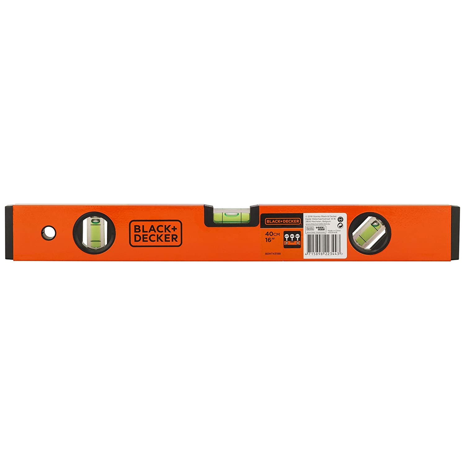 BLACK DECKER BDHT43188 Aluminium Box Beam Level 40cm Orange Shopping mela